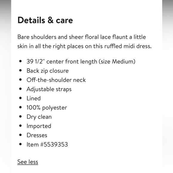 Astr the Label white Lace off shoulder dress - Picture 6 of 11